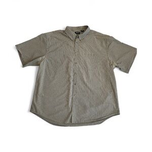 Arrow Men's Checkered Button Down Shirt - Tan
